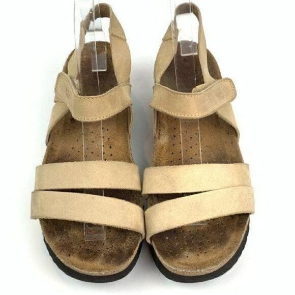 Spring step flatform sandals sky 40 9 brown suede walking orthopedic - Picture 2 of 9